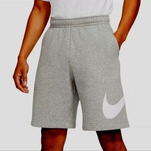 Nike Sportswear Club Fleece Shorts /LIGHT GRAY / Pockets /Size Small